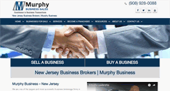 Desktop Screenshot of newjerseybusinessbroker-miller-murphy.com
